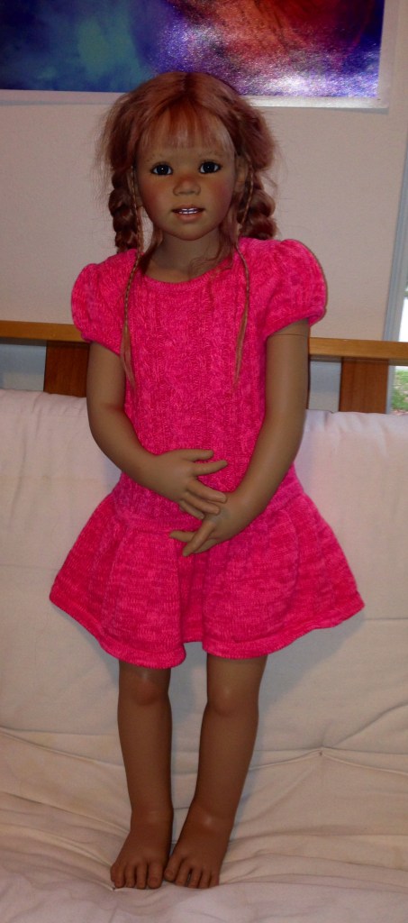 Arinda in her new Target dress